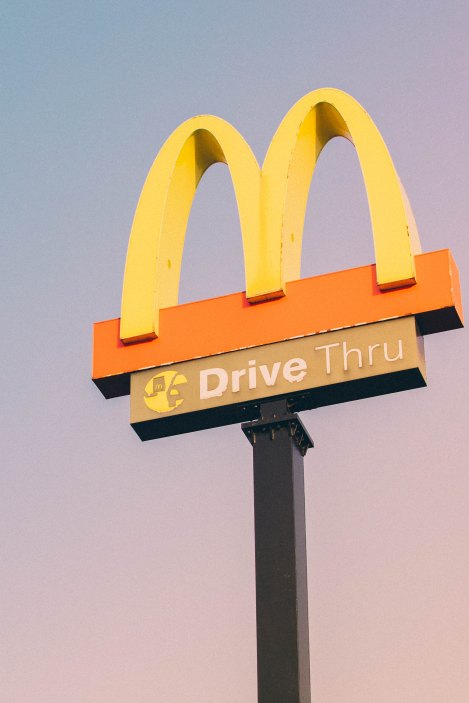 drive thru sign