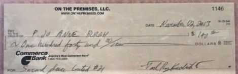 check for 1st story 11-2013