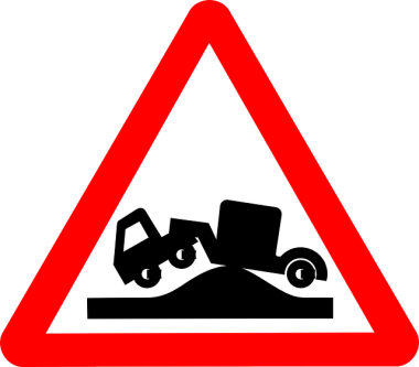 speed bump sign